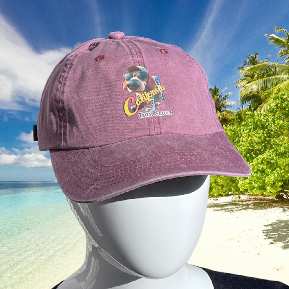 NEW California Trail Scout Baseball Style Cap Handmade Design - Picture 4 of 10